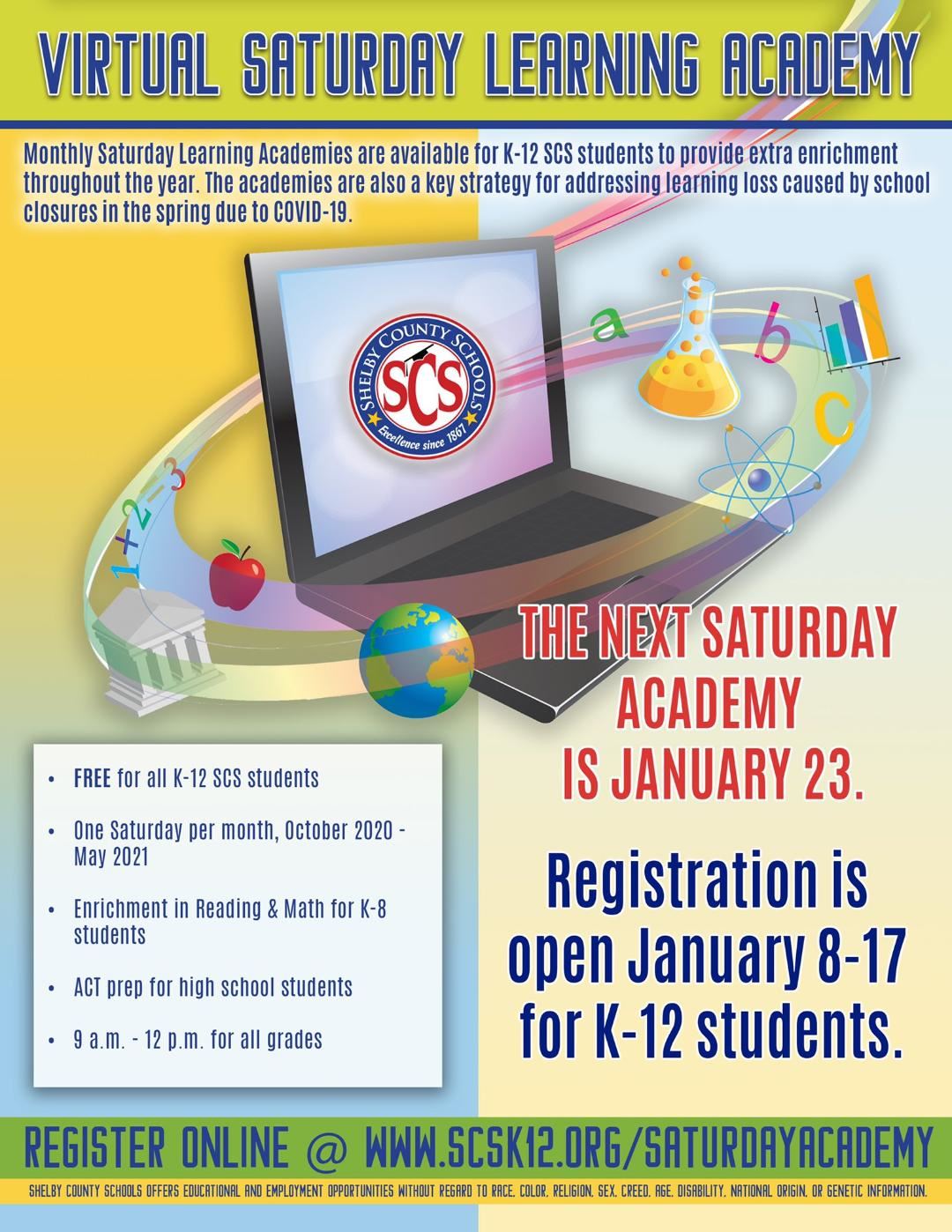 Virtual Saturday Leaning Academy Virtual Saturday Leaning Academy